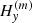 $ H_{y}^{(m)} $
