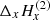 $ \Delta _{x}H_{x}^{(2)} $
