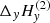 $ \Delta _{y}H_{y}^{(2)} $