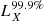 $ {L}_{X}^{99.9\%} $