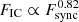 $ F_{\mathrm{IC}} \propto F_{\mathrm{sync}}^{0.82} $