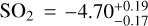 ${\rm{S}}{{\rm{O}}_2} = - 4.70_{ - 0.17}^{ + 0.19}$