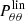 $ P_{\theta\theta}^{\mathrm{lin}} $