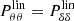 $ P_{\theta\theta}^{\mathrm{lin}} = P_{\delta\delta}^{\mathrm{lin}} $