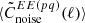 $ \langle \tilde{C}^{EE(pq)}_{\mathrm{noise}}(\ell) \rangle $