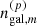 $ n_{\mathrm{gal}, m}^{(p)} $