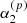 $ \alpha_{2}^{(p)} $