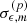 $ \sigma_{\epsilon, m}^{(p)} $