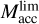 $M_{{\rm{acc}}}^{\lim }$