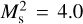 $M_{\rm{s}}^2 = 4.0$