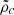$ \tilde{\rho}_{c} $