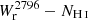 $ W_{\mathrm{r}}^{2796}-N_{\mathrm{H}\,{\textsc{i}}} $