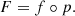 $$ \begin{aligned} F&= f \circ p . \end{aligned} $$