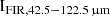 $ \rm I_\mathrm{FIR,42.5{-}122.5\,{{\upmu}}m} $