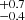 $ _{-0.4}^{+0.7} $