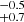 $ _{+0.7}^{-0.5} $