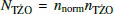 $ N_\mathrm{T\dot{Z}O} = n_{\mathrm{norm}}n_\mathrm{T\dot{Z}O} $