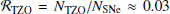 $ \mathcal{R}_\mathrm{T\dot{Z}O}=N_\mathrm{T\dot{Z}O}/N_{\mathrm{SNe}} \approx 0.03 $