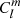 $ C_{l}^{m} $