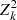 $ Z_{k}^{2} $