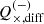 $ Q_{\times, \mathrm{diff}}^{(-)} $