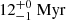 $ \rm 12^{+0}_{-1}~Myr $