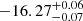 $ -16.27^{+0.06}_{-0.07} $