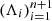 $ ({{{{\Lambda}}}}_i)_{i = 1}^{{n}+ 1} $