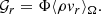 $$ \begin{aligned}&\mathcal{G} _r = \Phi \langle {\rho {v}_r}\rangle _{\Omega }. \end{aligned} $$