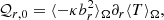 $$ \begin{aligned}&\mathcal{Q} _{r,0} = \langle {-\kappa b_r^2}\rangle _{\Omega }\partial _r\langle {T}\rangle _{\Omega }, \end{aligned} $$