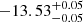 $ -13.53_{-0.05}^{+0.05} $