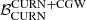 $ \mathcal{B}^{\mathrm{CURN+CGW}}_{\mathrm{CURN}} $