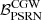 $ \mathcal{B}^{\mathrm{CGW}}_{\mathrm{PSRN}} $