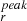 $ ^{peak}_{r} $