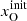 $ x_{\mathrm{O}}^{\mathrm{init}} $