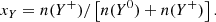 $$ \begin{aligned} x_Y = n(Y^{+})/\left[ n(Y^0) + n(Y^{+})\right]. \end{aligned} $$