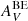 $ A_{V}^{\mathrm{BE}} $