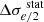 $ \Delta \sigma_{e/2}^{\text{ stat}} $