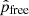 $ {\hat{p}}_{\mathrm{free}} $