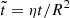 $ \tilde{t} = \eta t/R^2 $