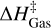 ${\rm{\Delta }}H_{{\rm{Gas}}}^\ddag $
