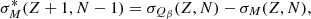 $$ \begin{aligned} \sigma _M^*(Z+1,N-1)=\sigma _{Q_\beta }(Z,N)-\sigma _M(Z,N), \end{aligned} $$