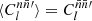 $ \langle{C_l^{n\bar{n}\prime}}\rangle = C_l^{\bar{n}\bar{n}\prime} $