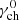 $ \gamma_{\mathrm{ch}}^{0} $