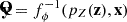 $ \mathbf{\tilde{y}}=f_\phi^{-1}(p_{Z}(\mathbf{z}), \mathbf{x}) $