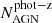 $ N_{\mathrm{AGN}}^{\mathrm{phot-z}} $