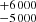 $ ^{+6\,000 }_{-5\,000 } $