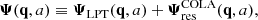 $$ \begin{aligned} \boldsymbol{\Psi }(\mathbf q ,a) \equiv \boldsymbol{\Psi }_\mathrm{LPT} (\mathbf q ,a) + \boldsymbol{\Psi }_\mathrm{res} ^\mathrm{COLA} (\mathbf q ,a), \end{aligned} $$