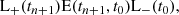 $$ \begin{aligned} \mathrm{L} _+(t_{n+1}) \mathrm{E} (t_{n+1},t_0) \mathrm{L} _-(t_0), \end{aligned} $$