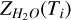 ${Z_{{H_2}O}}\left( {{T_i}} \right)$